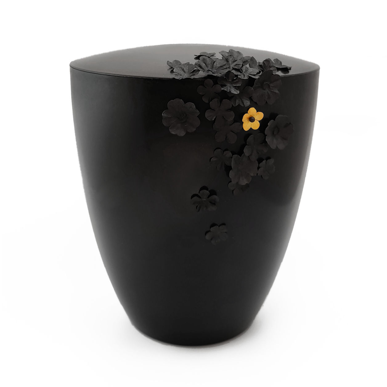 Urne Schwarze Blüte - Design von Ines Drewianka Bella Memoriam